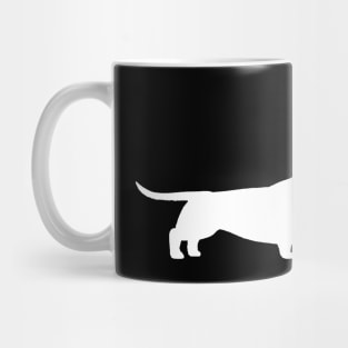 Wire Haired Dachshund Silhouette | Teckel Mug